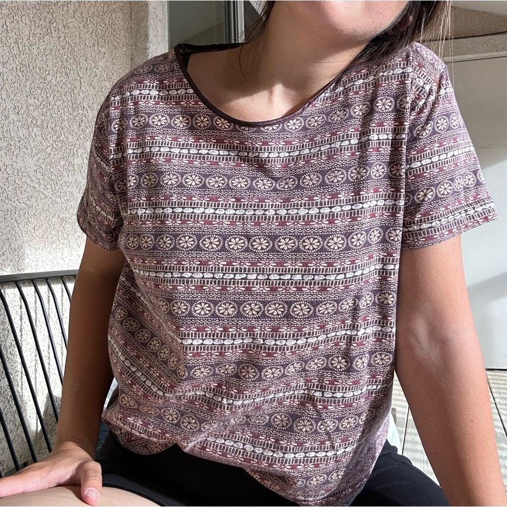 Vintage Patterned Top